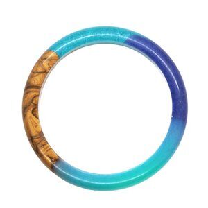 Gold Blue Hues Bracelet